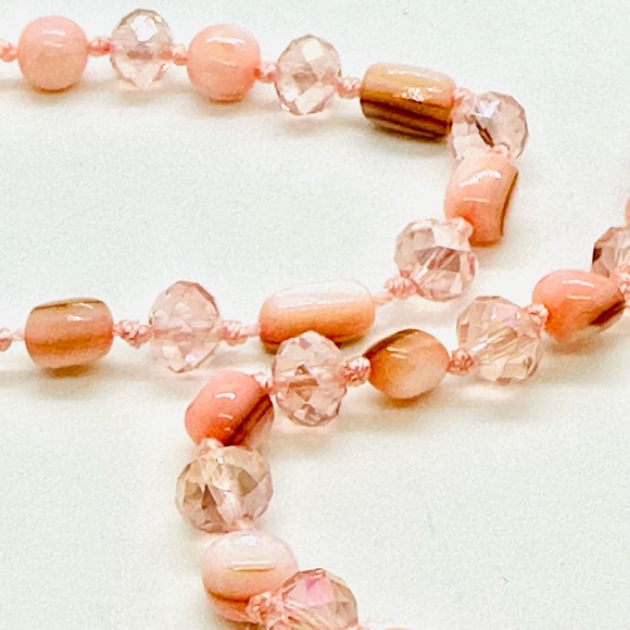 Vintage Crystal Pink Necklace - Picture 7 of 16